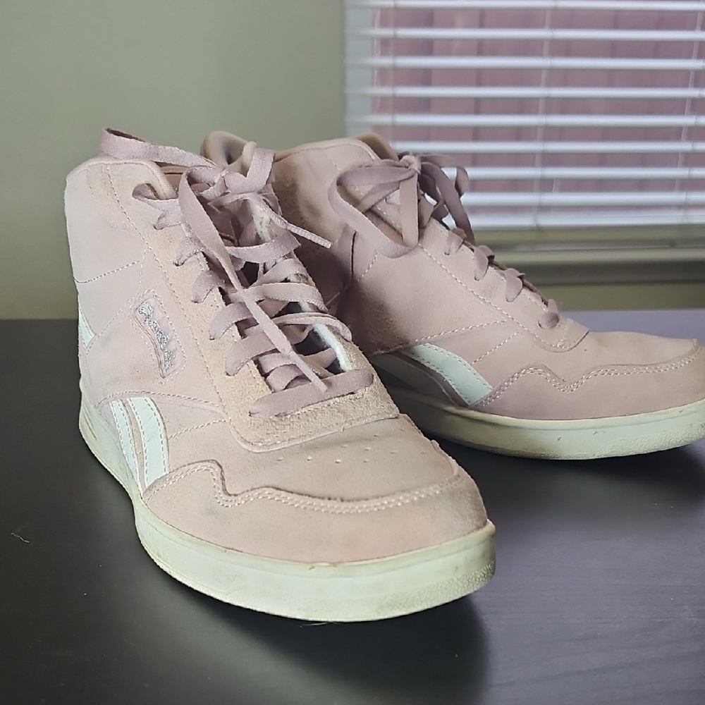 Reebok Women's Blush Pink High-Top Sneakers